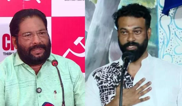 സു​ഗതന്റെ ലീവ്; ‘ഈ രാഷ്ട്രീയ നാടകം ജനാധിപത്യ സംവിധാനങ്ങളോടുള്ള തുറന്ന വെല്ലുവിളി’: വി ജോയ്