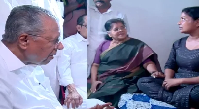 Pinarayi Vijayan Visits Missing Fisherman’s Family