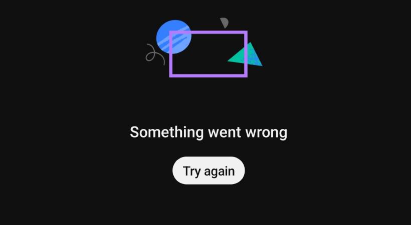 SOMETHING WENT WRONG YOUTUBE PROBLEMS