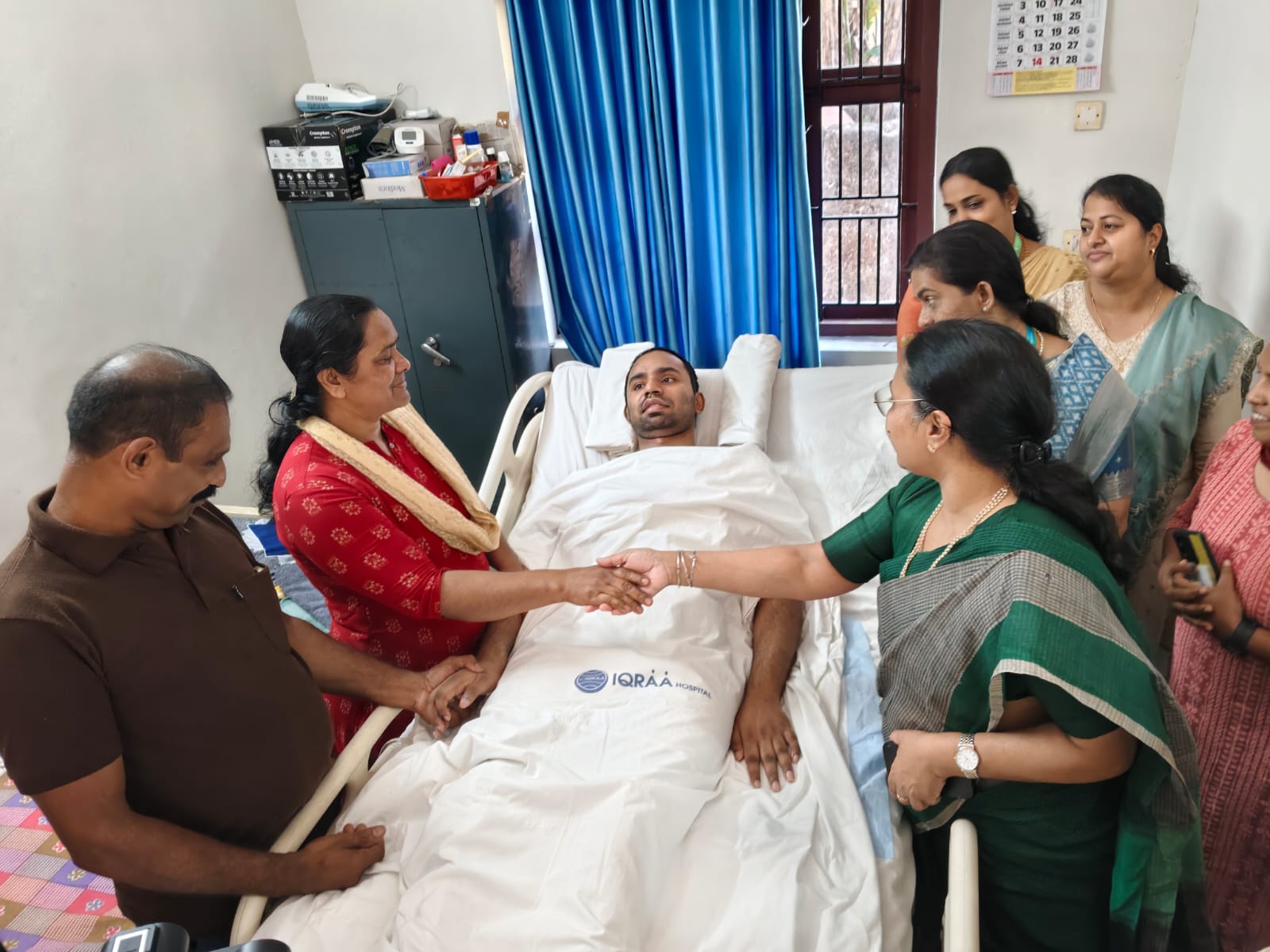 minister veena george visiting titto