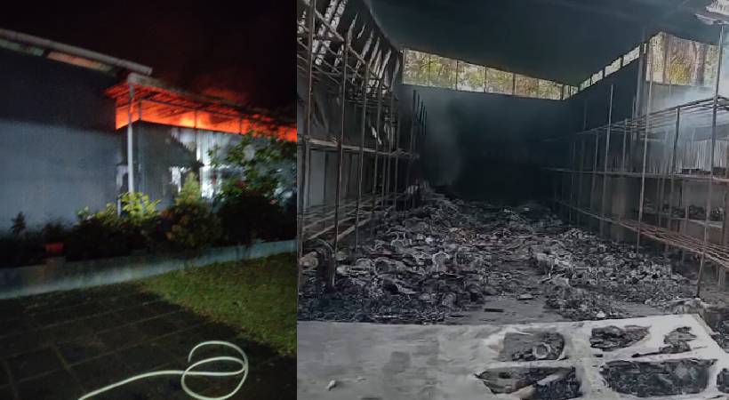 massive-fire-at-bright-electricals-godown-karunagappally-kollam
