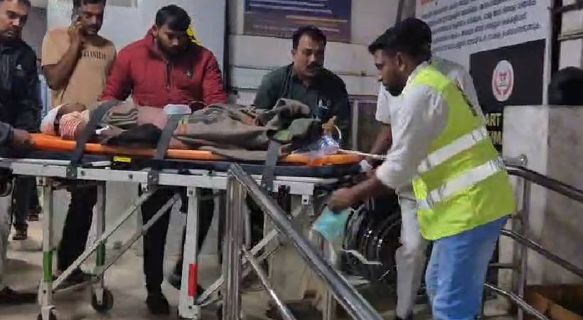 patient is shifted to hospital