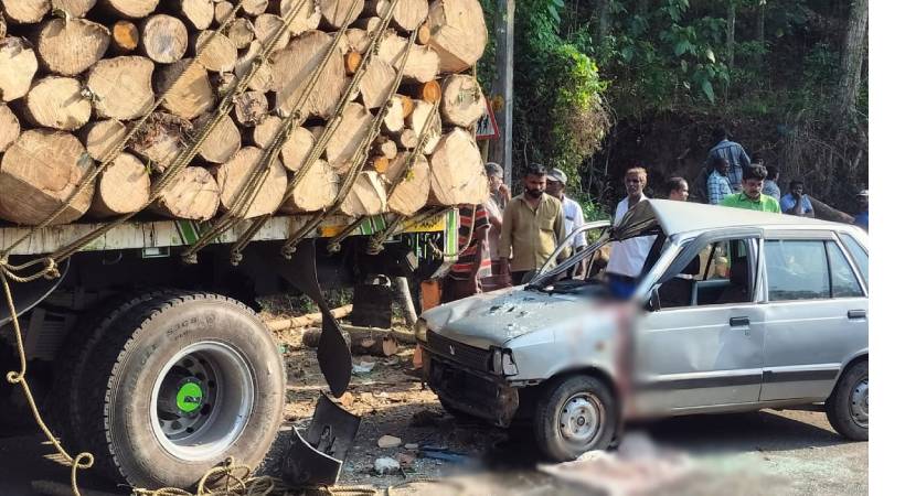 Car-Lorry Collision in vilappilsala