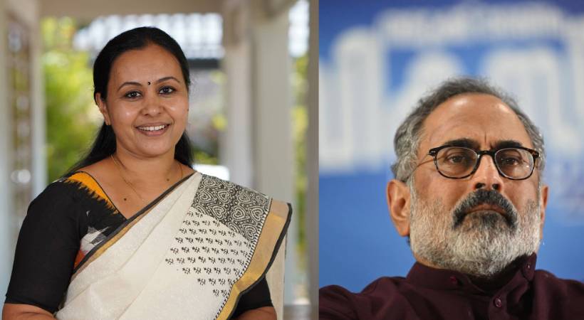 veena-george-slams-rajeev-chandrasekhar-kerala-infant-mortality-rate-usa-comparison