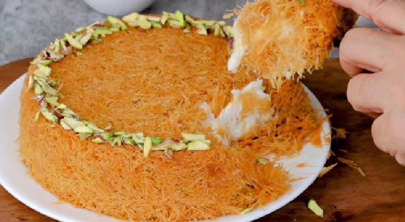 Make Kunafa at Home Without Kunafa Dough