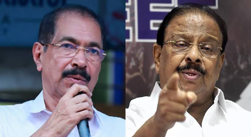 K SUDHAKARAN SUPPORTERS AGAINST SUNNY JOSEPH