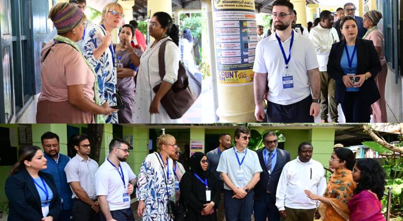 international delegates Kerala election