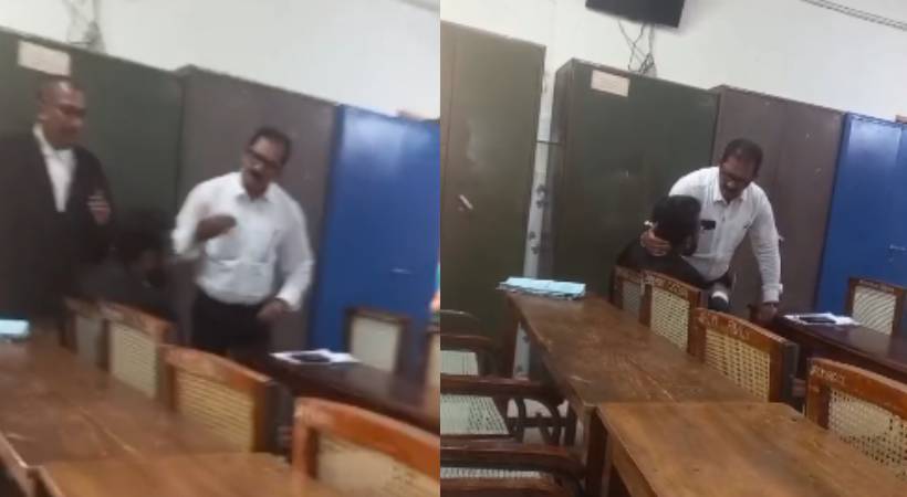 കോടതി മുറിക്കുള്ളിൽ അസഭ്യവർഷവും കയ്യേറ്റ ശ്രമവും; അഭിഭാഷകനെതിരെ കേസ്