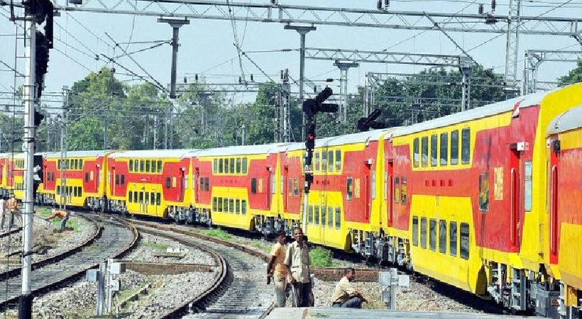 double decker train india route