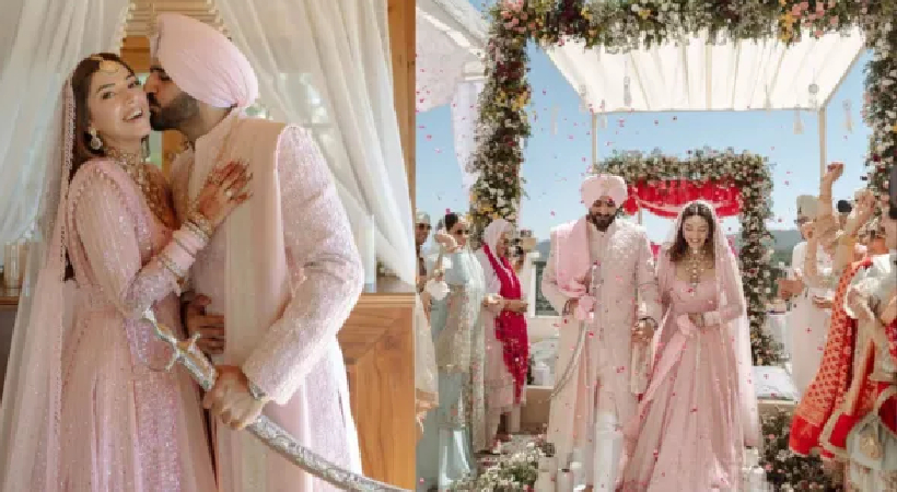 വിവാഹ ദിനത്തിൽ ബ്ലഷ് പിങ്ക് ലുക്കിൽ തിളങ്ങിയ താരസുന്ദരി; ആരാണ് മെഹ്റിൻ പിർസാദ്