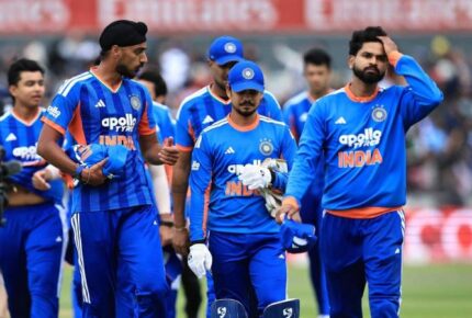 ഗതാഗതക്കുരുക്കിൽ കുടുങ്ങി ഇന്ത്യൻ ടീം; ടി20 മത്സരത്തിന്റെ ടോസ് വൈകി